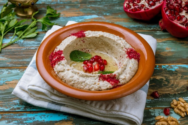 سلطة متبل باذنجان