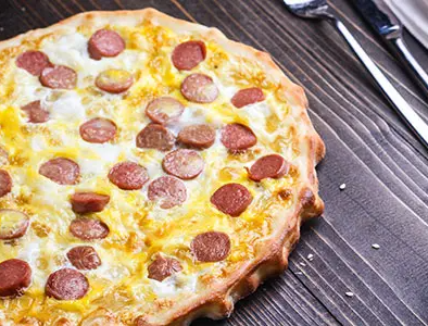 منقوشة البيض نقانق