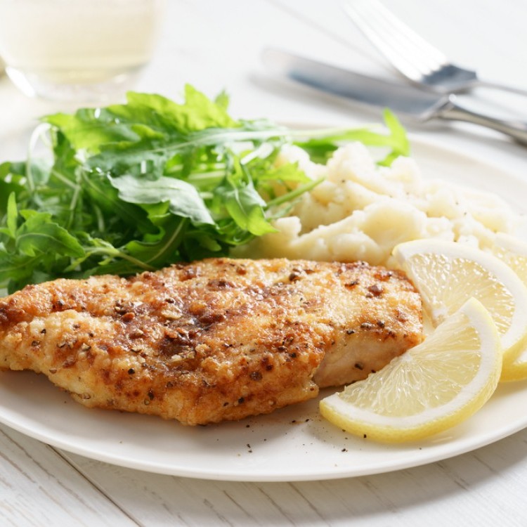 ستيك دجاج بالليمون والثوم